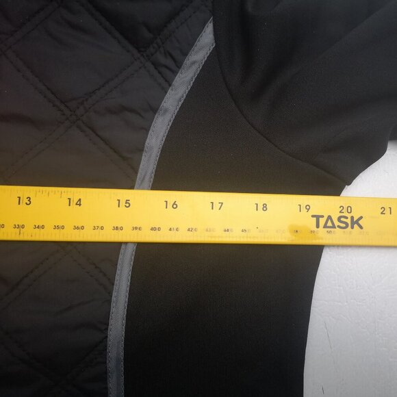 Reebok Youth's Girls Size Large Black with Pink Accents Full Zip Athletic Jacket - Picture 10 of 12